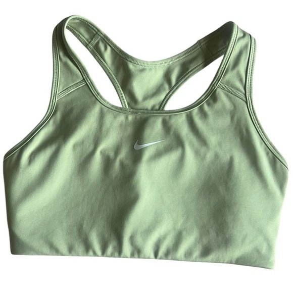 Nike Dri-FIT Racerback Sports Bra β Mint Green β Medium β Excellent Condition! - Picture 1 of 6
